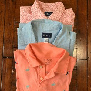 Lot of 3 Boys Short Sleeve Shirts